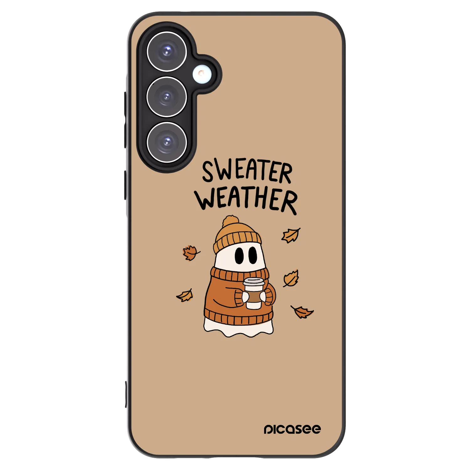 Picasee silikonski črni ovitek za Samsung Galaxy A55 5G A556B - Sweater ghost