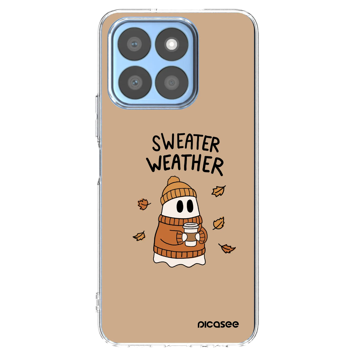 Picasee silikonski prozorni ovitek za Honor X8b - Sweater ghost