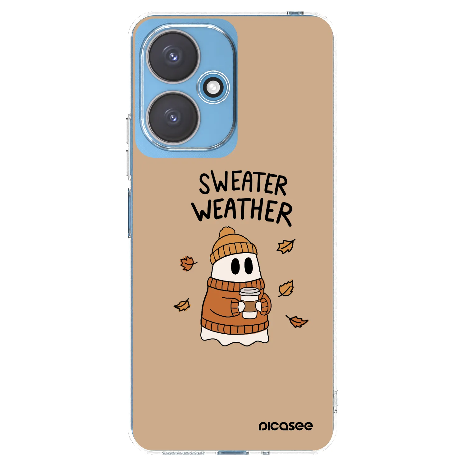 Picasee silikonski prozorni ovitek za Xiaomi Redmi 13C 5G - Sweater ghost