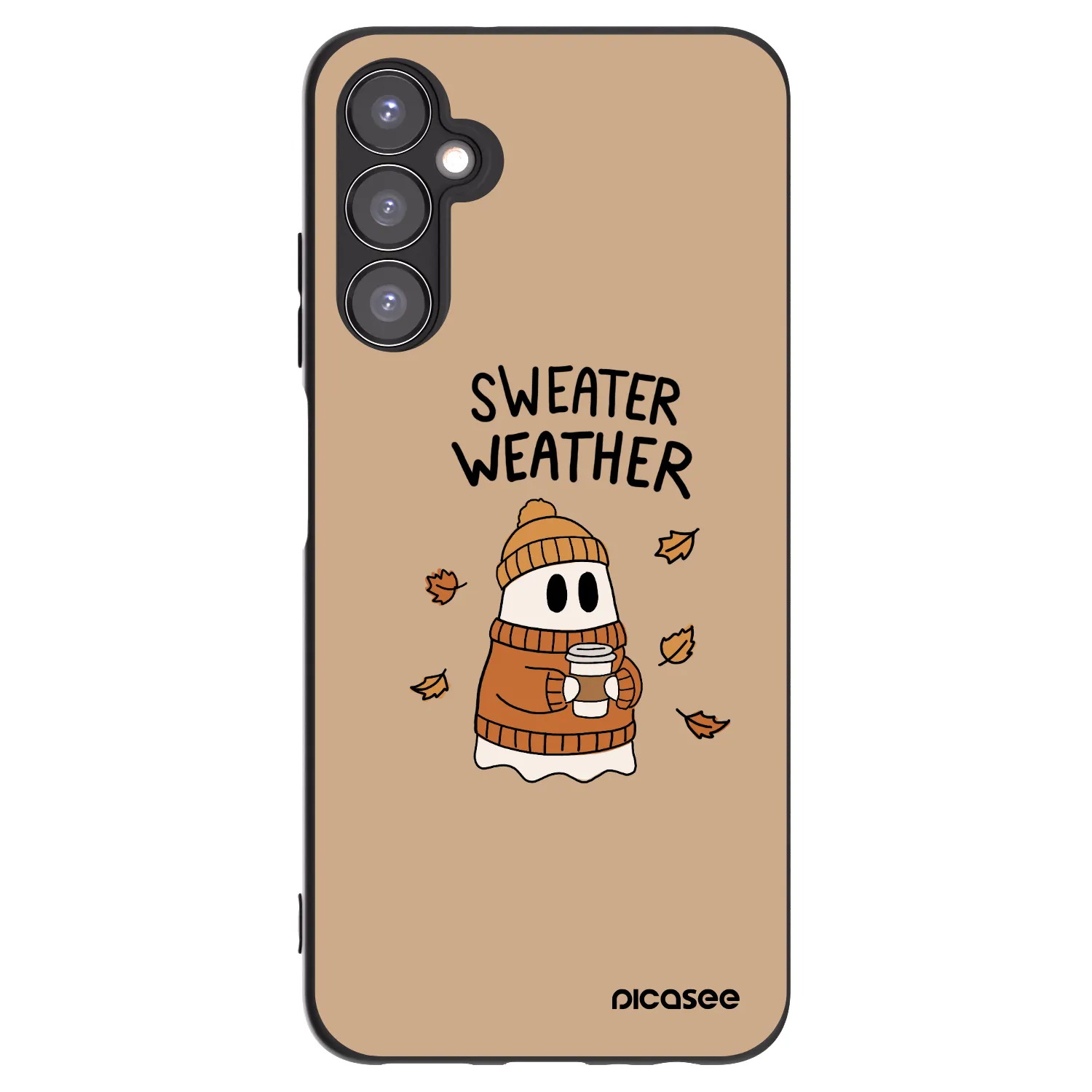 Picasee silikonski črni ovitek za Samsung Galaxy A05s A057G - Sweater ghost