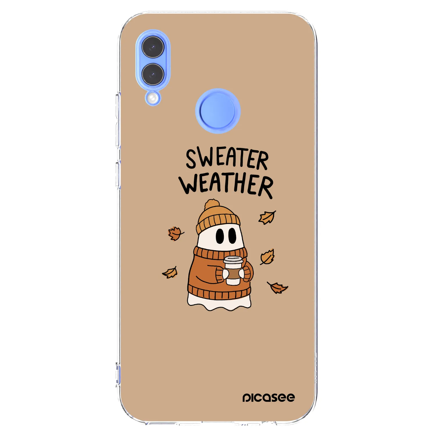 Picasee silikonski prozorni ovitek za Huawei P Smart 2019 - Sweater ghost