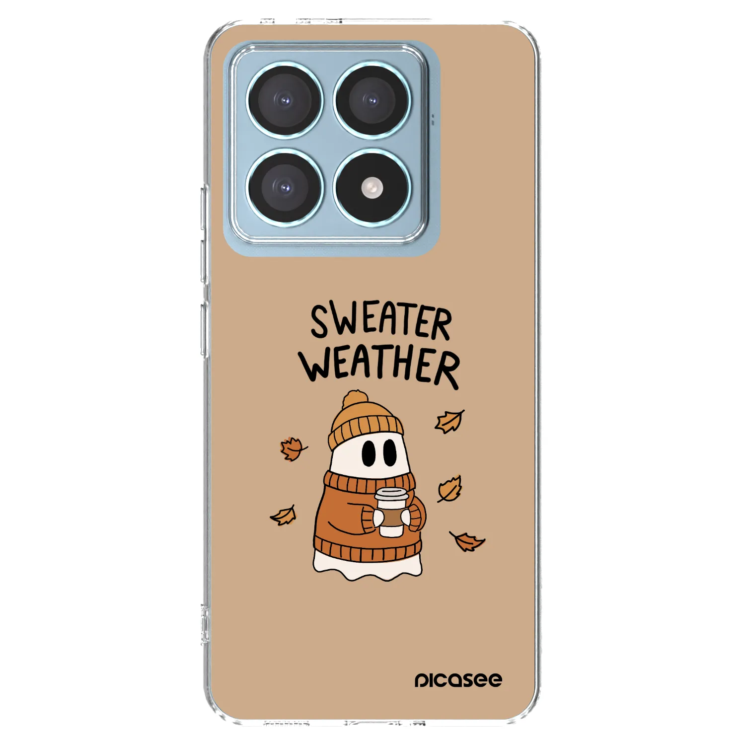 Picasee silikonski prozorni ovitek za Xiaomi 14T Pro - Sweater ghost