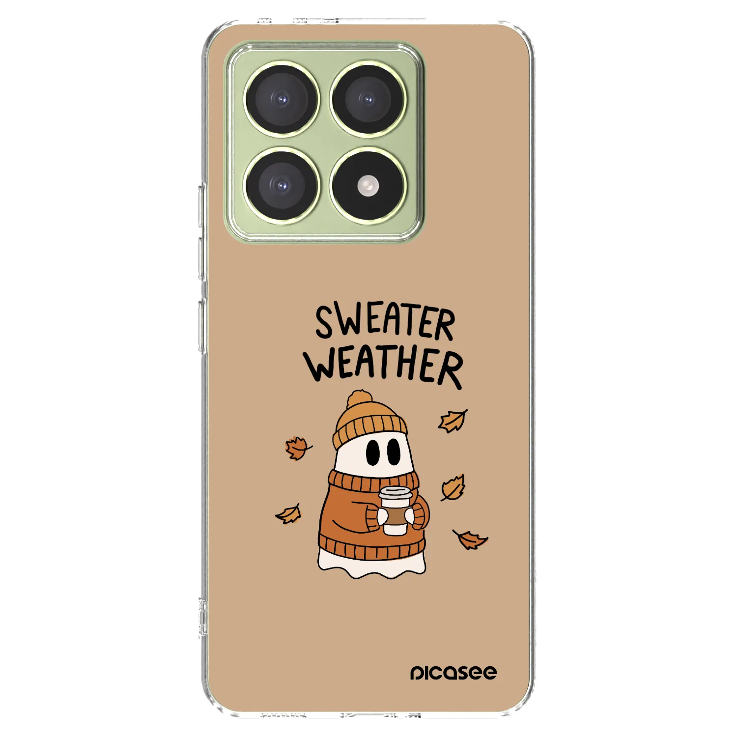 Picasee silikonski prozorni ovitek za Xiaomi 14T - Sweater ghost