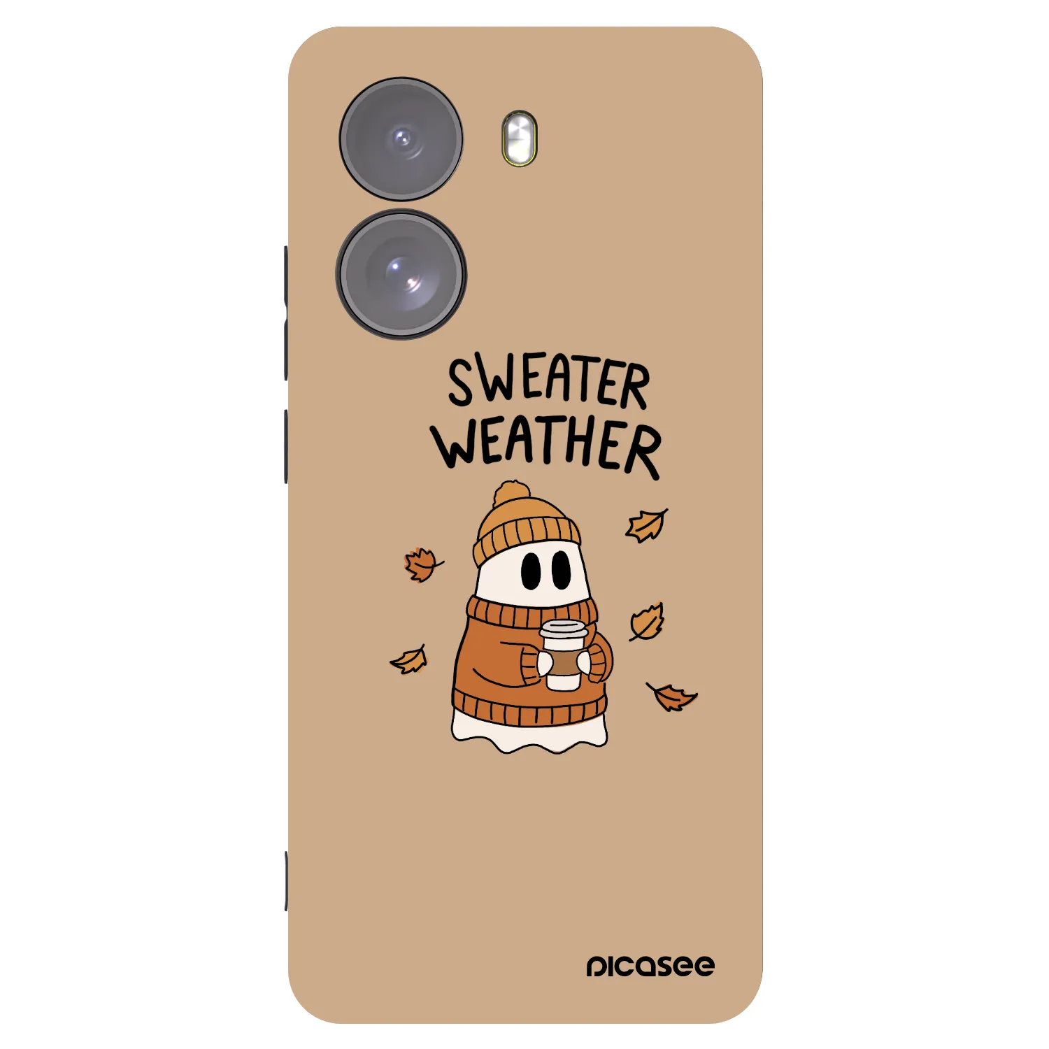 Picasee silikonski črni ovitek za Xiaomi Poco X7 - Sweater ghost