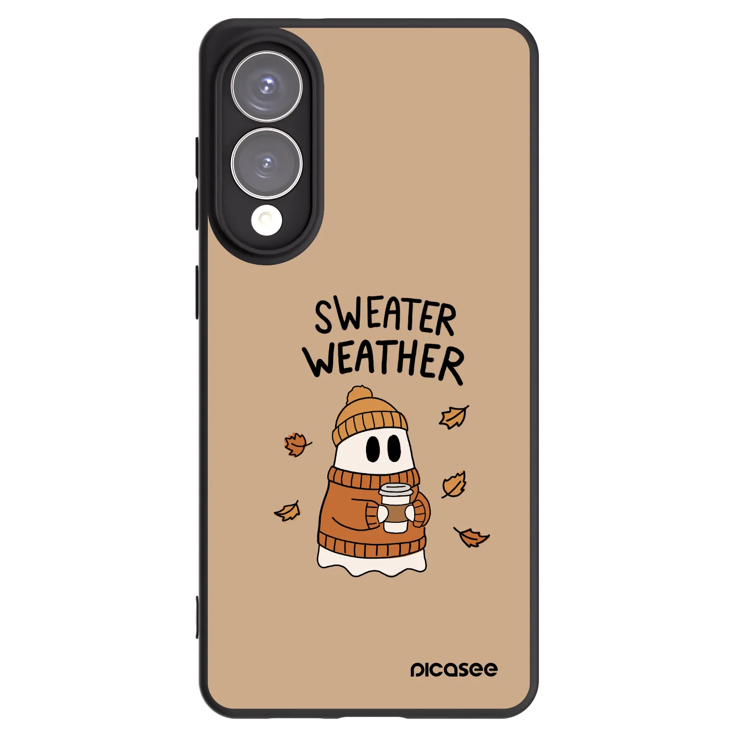 Picasee silikonski črni ovitek za Samsung Galaxy S25 Edge 5G - Sweater ghost