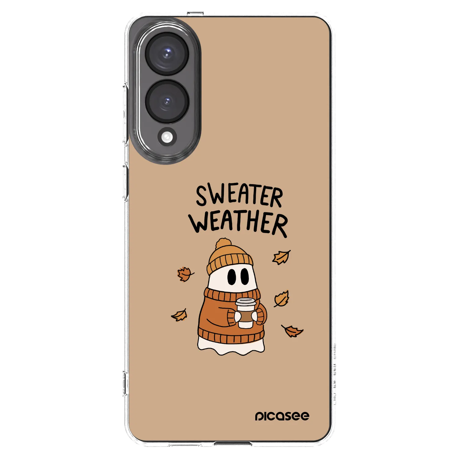 Picasee silikonski prozorni ovitek za Samsung Galaxy S25 Edge 5G - Sweater ghost