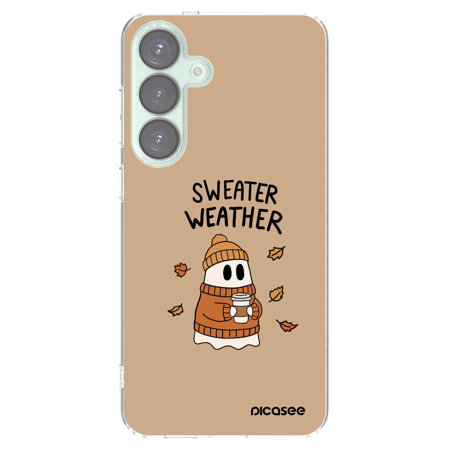 Picasee silikonski prozorni ovitek za Samsung Galaxy S25+ 5G - Sweater ghost