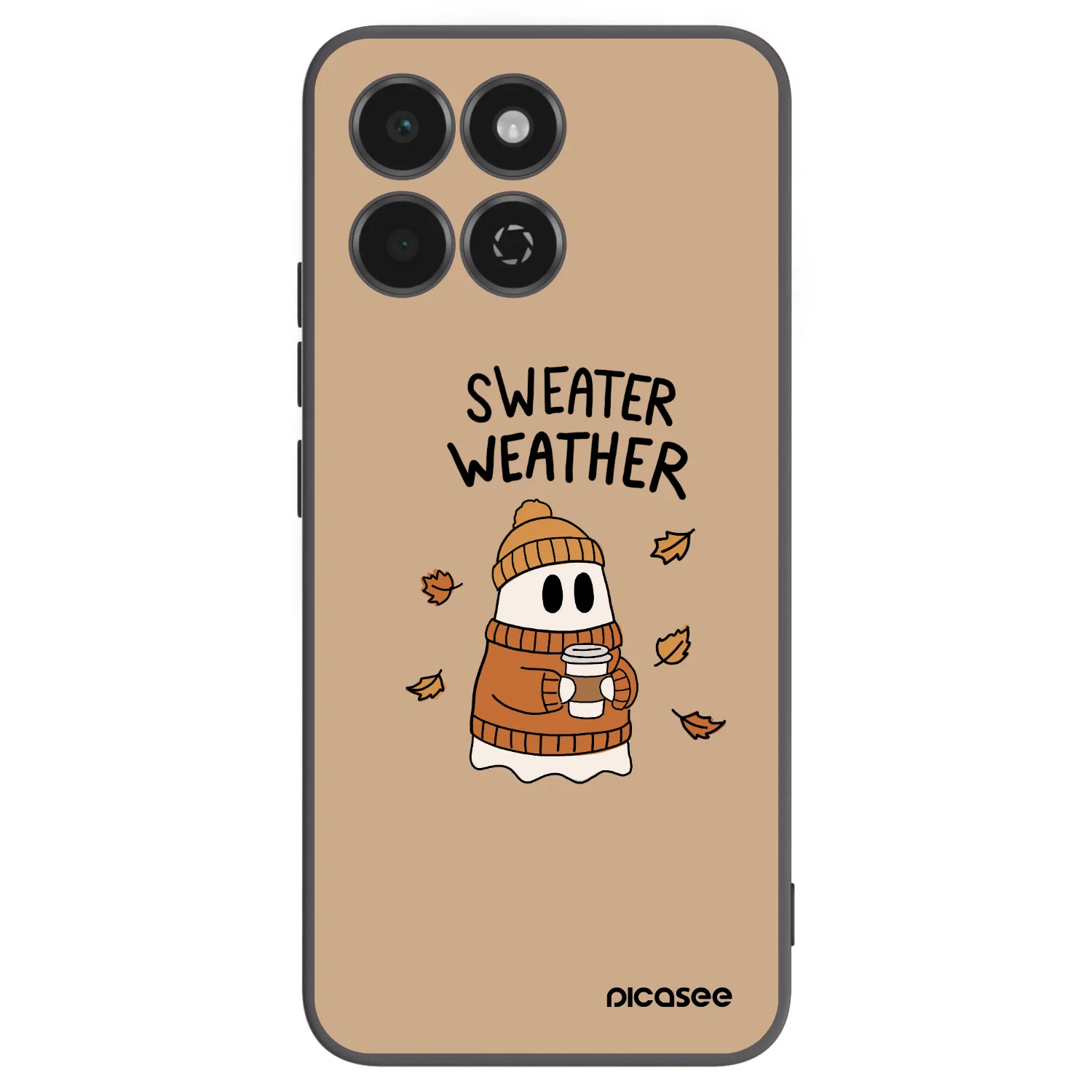 Picasee silikonski črni ovitek za Honor 200 Smart 5G - Sweater ghost