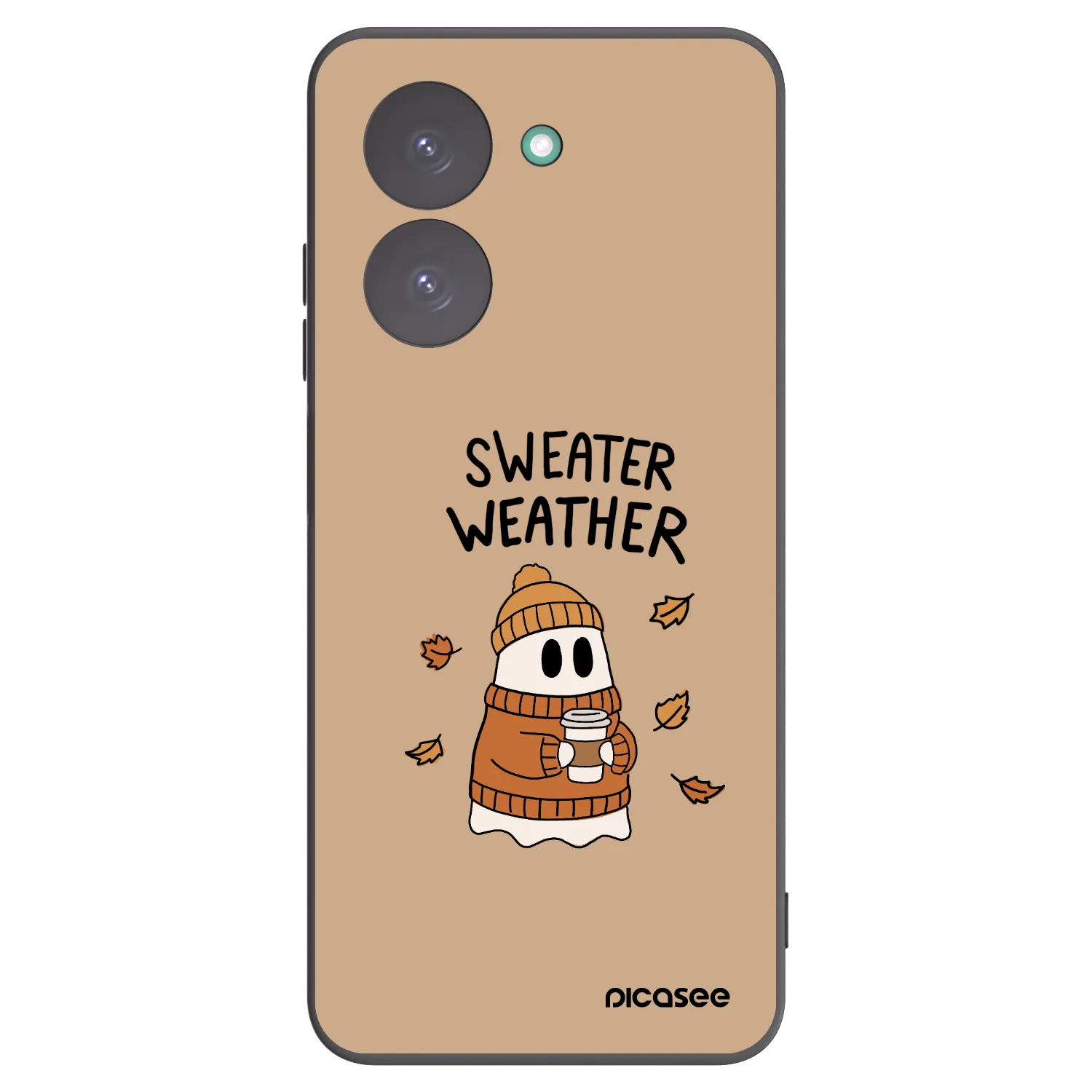 Picasee silikonski črni ovitek za Xiaomi Redmi A5 - Sweater ghost