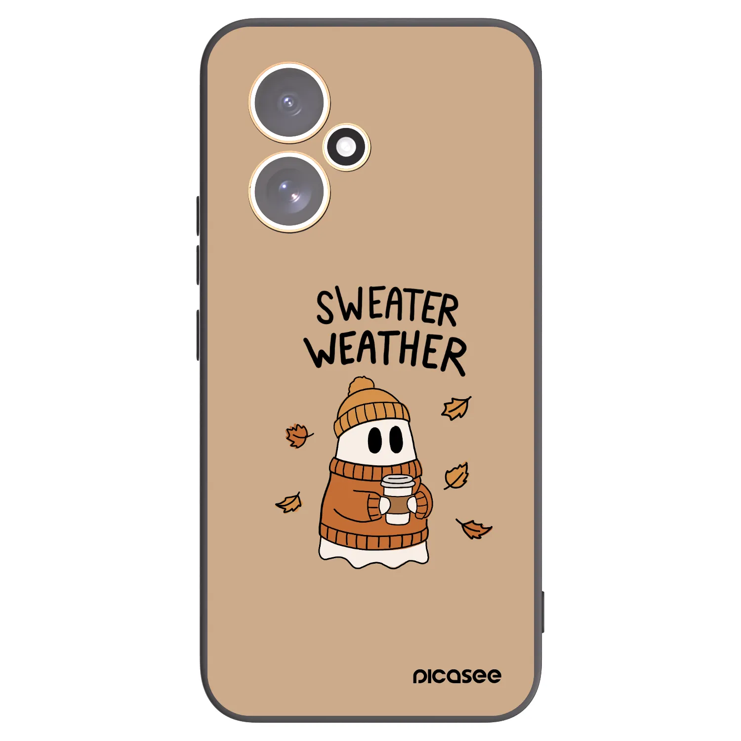 Picasee silikonski črni ovitek za Honor 400 5G - Sweater ghost