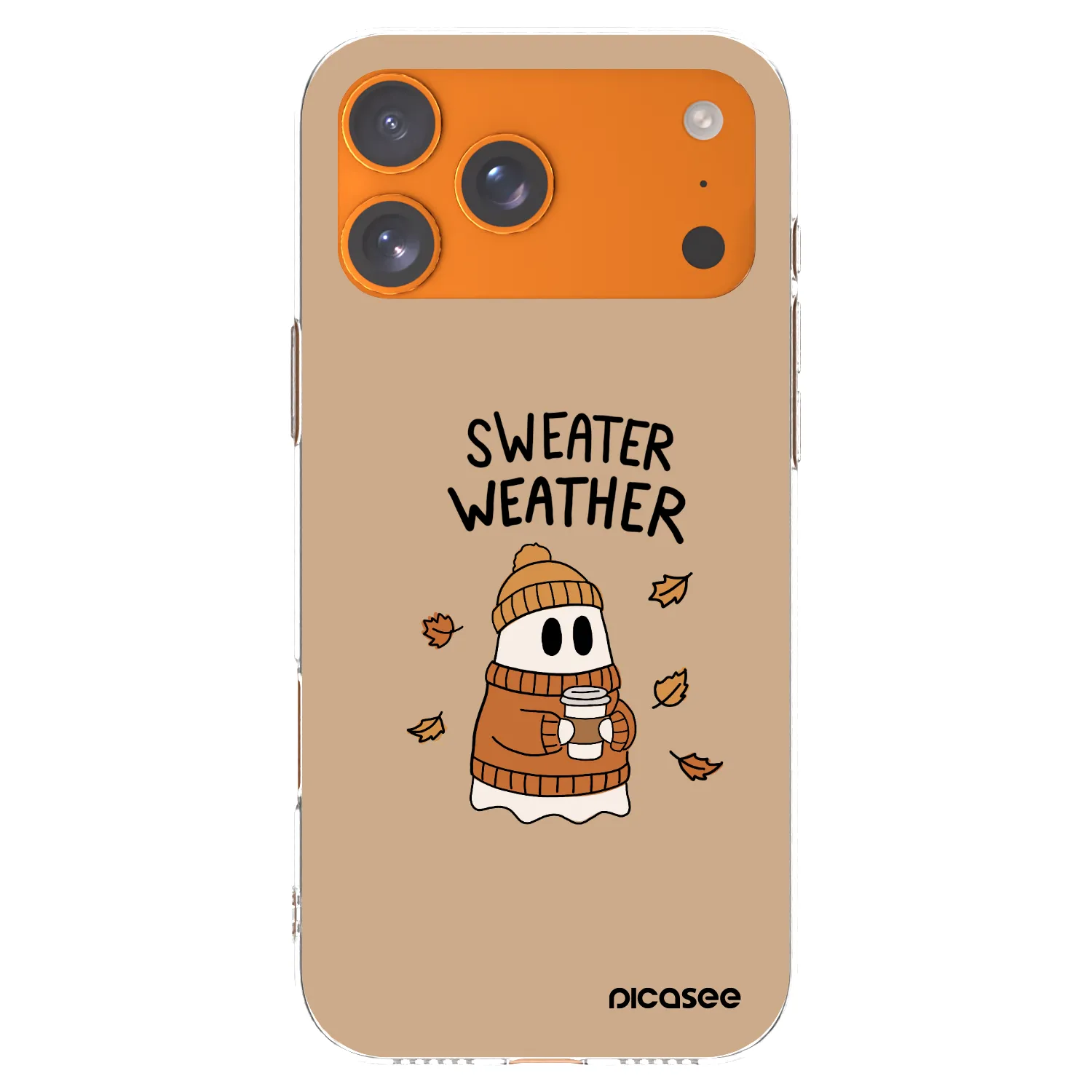 Picasee silikonski prozorni ovitek za Apple iPhone 17 Pro Max - Sweater ghost