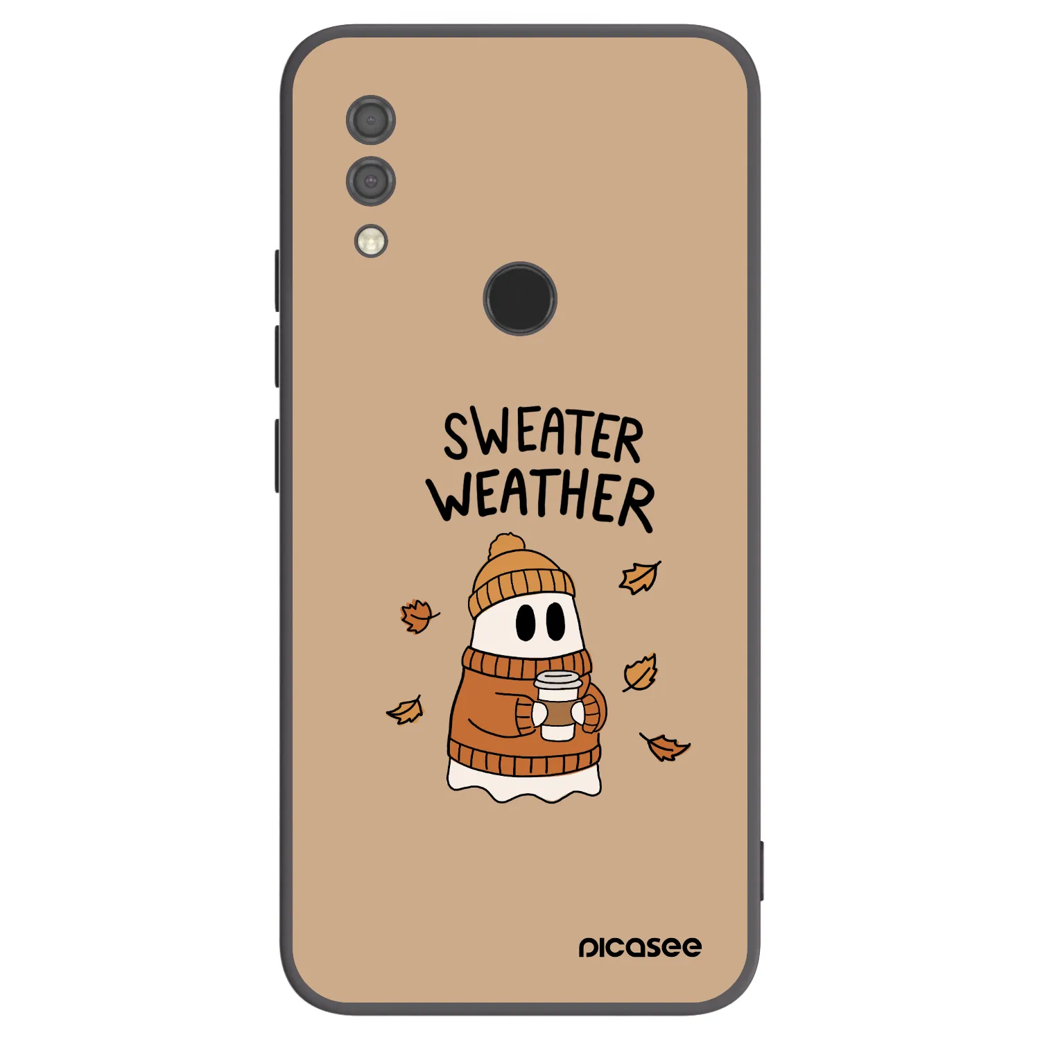 Picasee silikonski črni ovitek za Xiaomi Redmi 7 - Sweater ghost