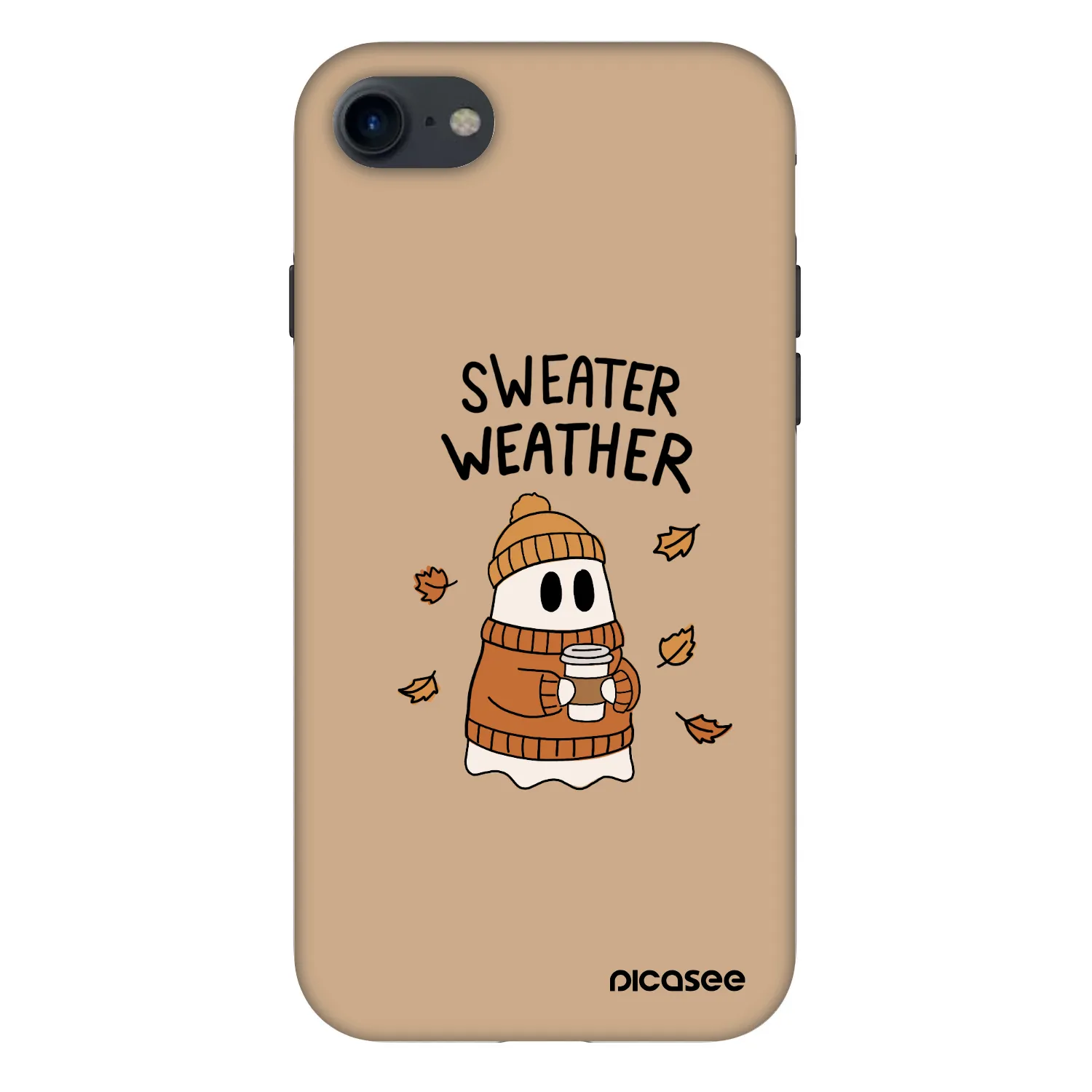 Picasee Fashion Case za Apple iPhone 8 - Sweater ghost