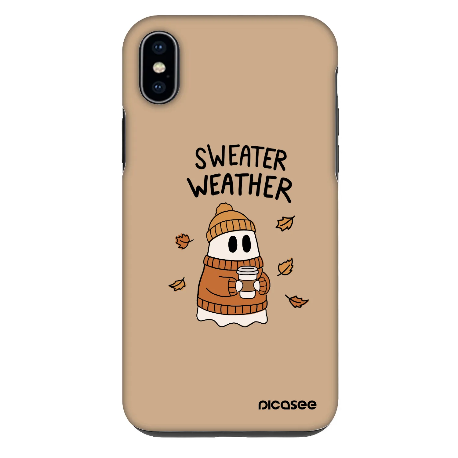 Picasee Fashion Case za Apple iPhone XS Max - Sweater ghost