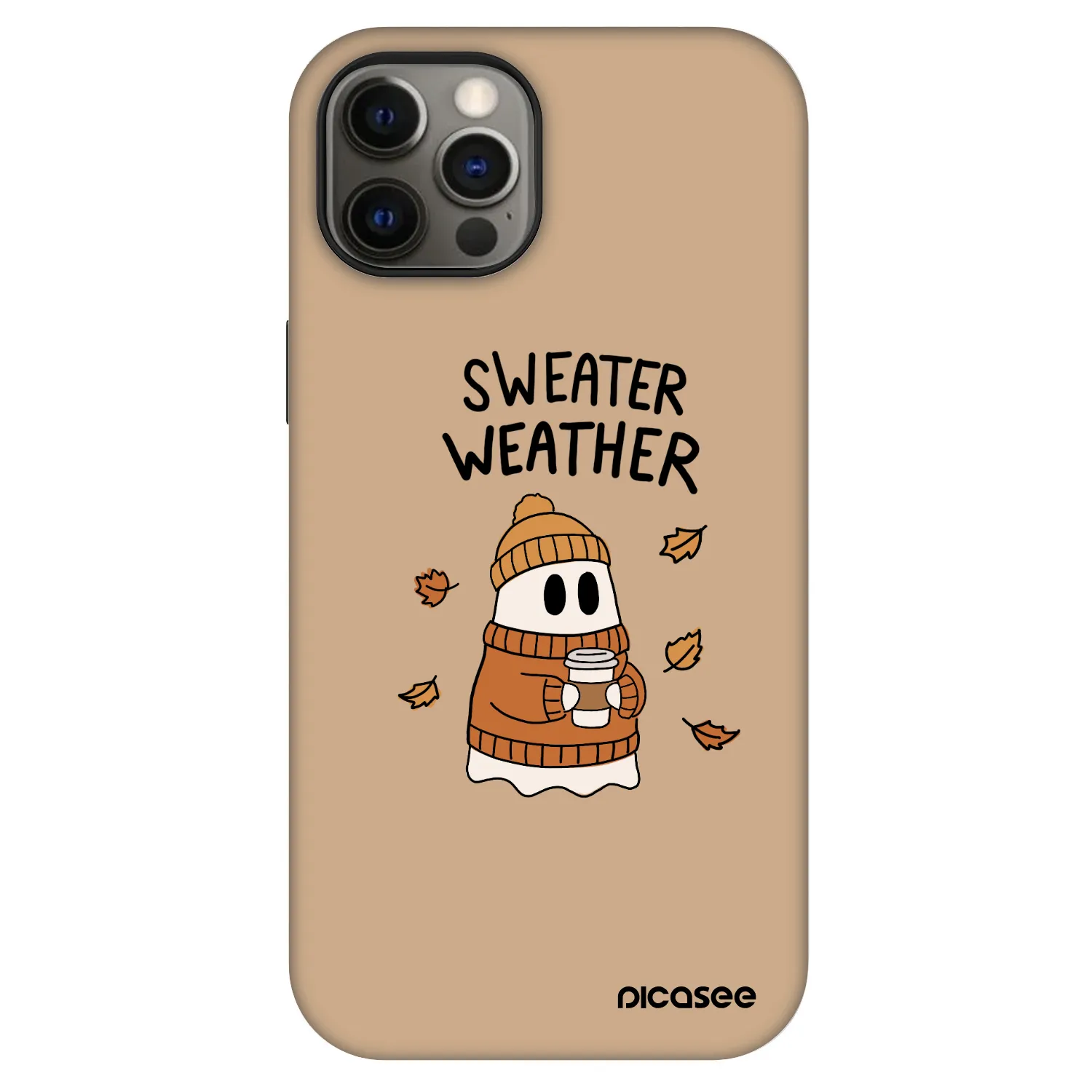 Picasee Fashion Case MagSafe za Apple iPhone 12 Pro - Sweater ghost