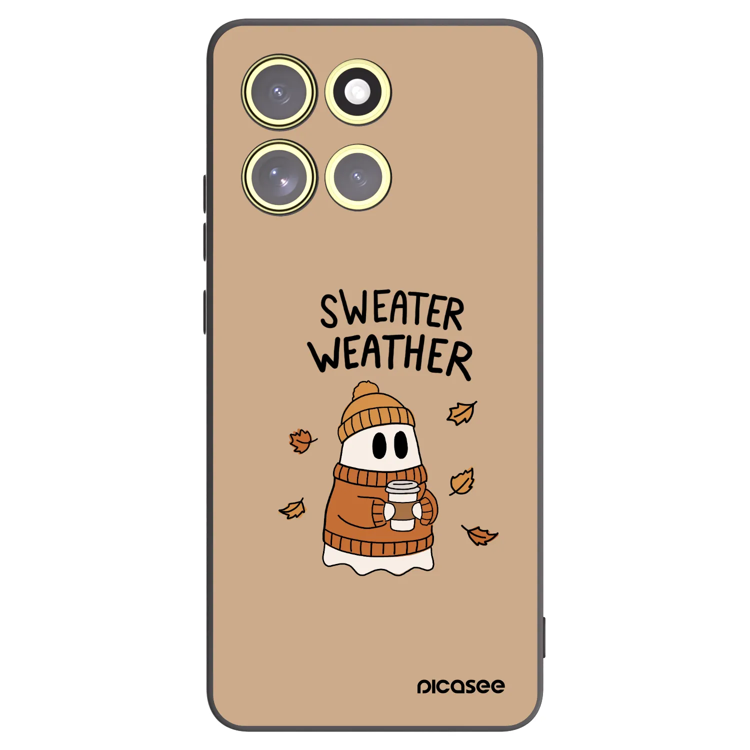 Picasee silikonski črni ovitek za Motorola Moto G86 5G - Sweater ghost