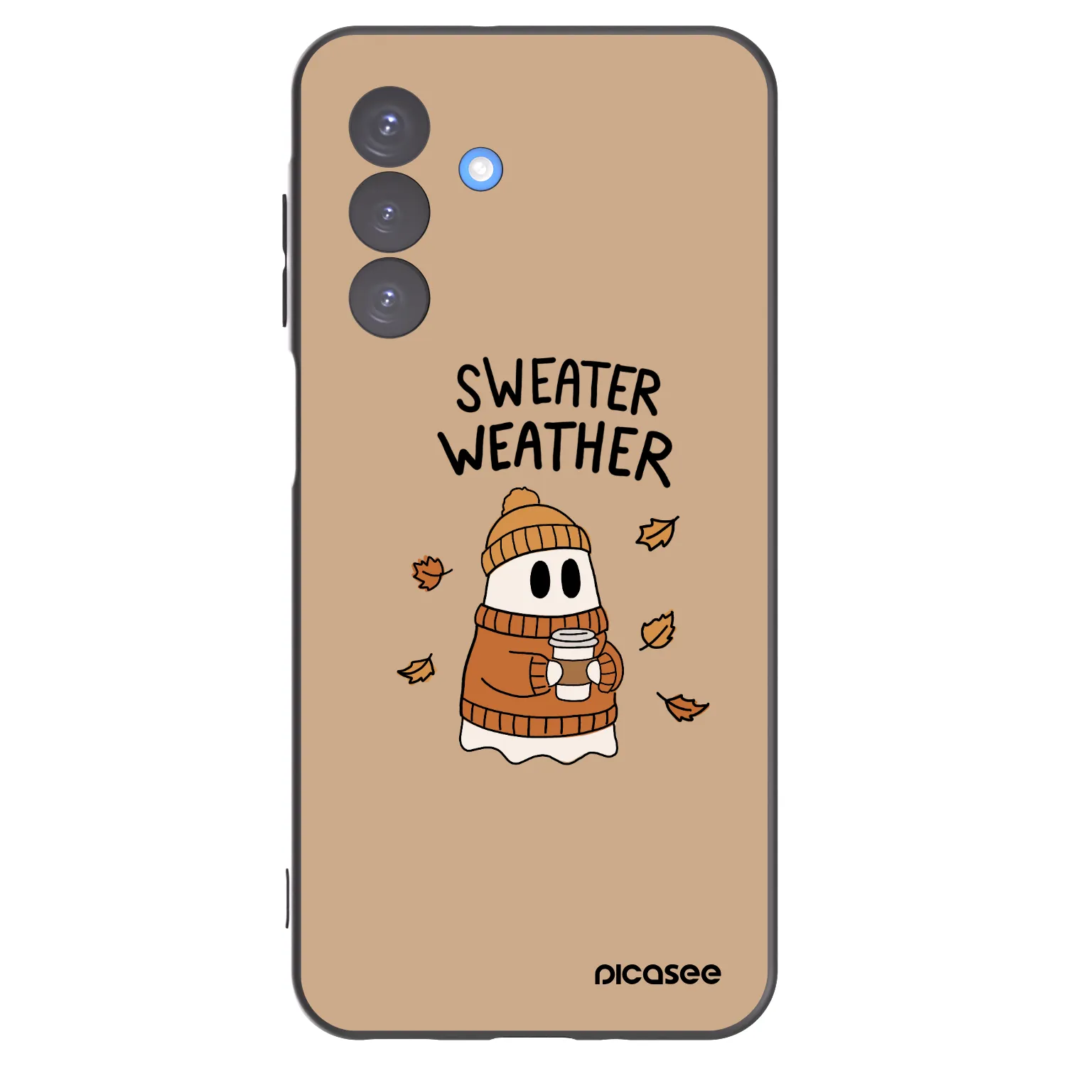 Picasee silikonski črni ovitek za Samsung Galaxy A17 5G - Sweater ghost