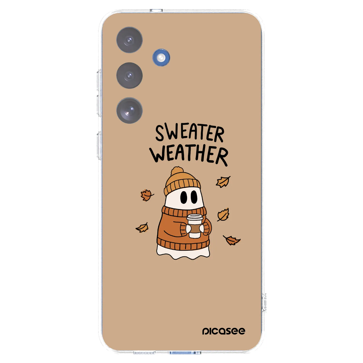 Picasee silikonski prozorni ovitek za Samsung Galaxy S25 FE 5G - Sweater ghost