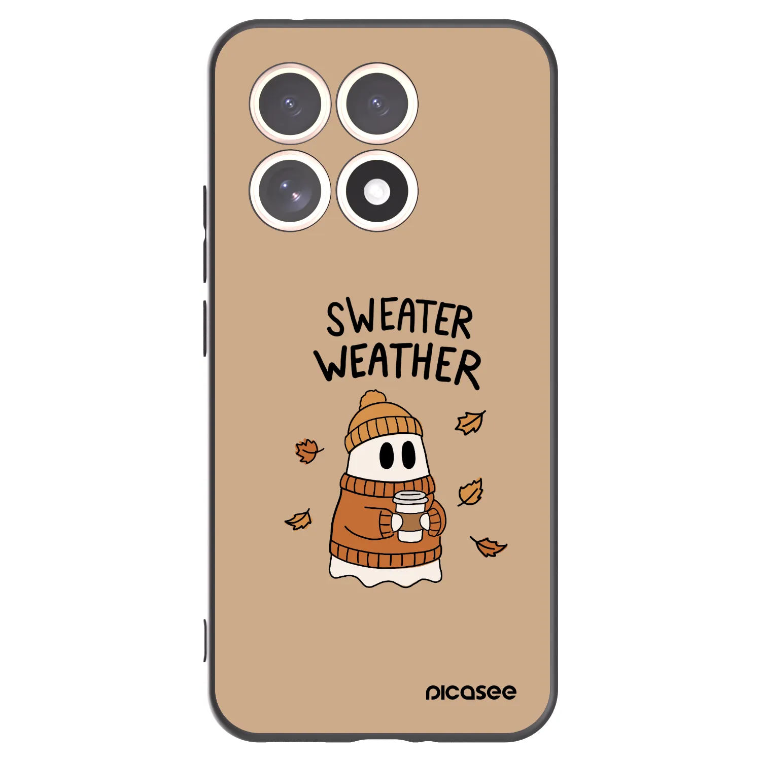 Picasee silikonski črni ovitek za Xiaomi 15T - Sweater ghost