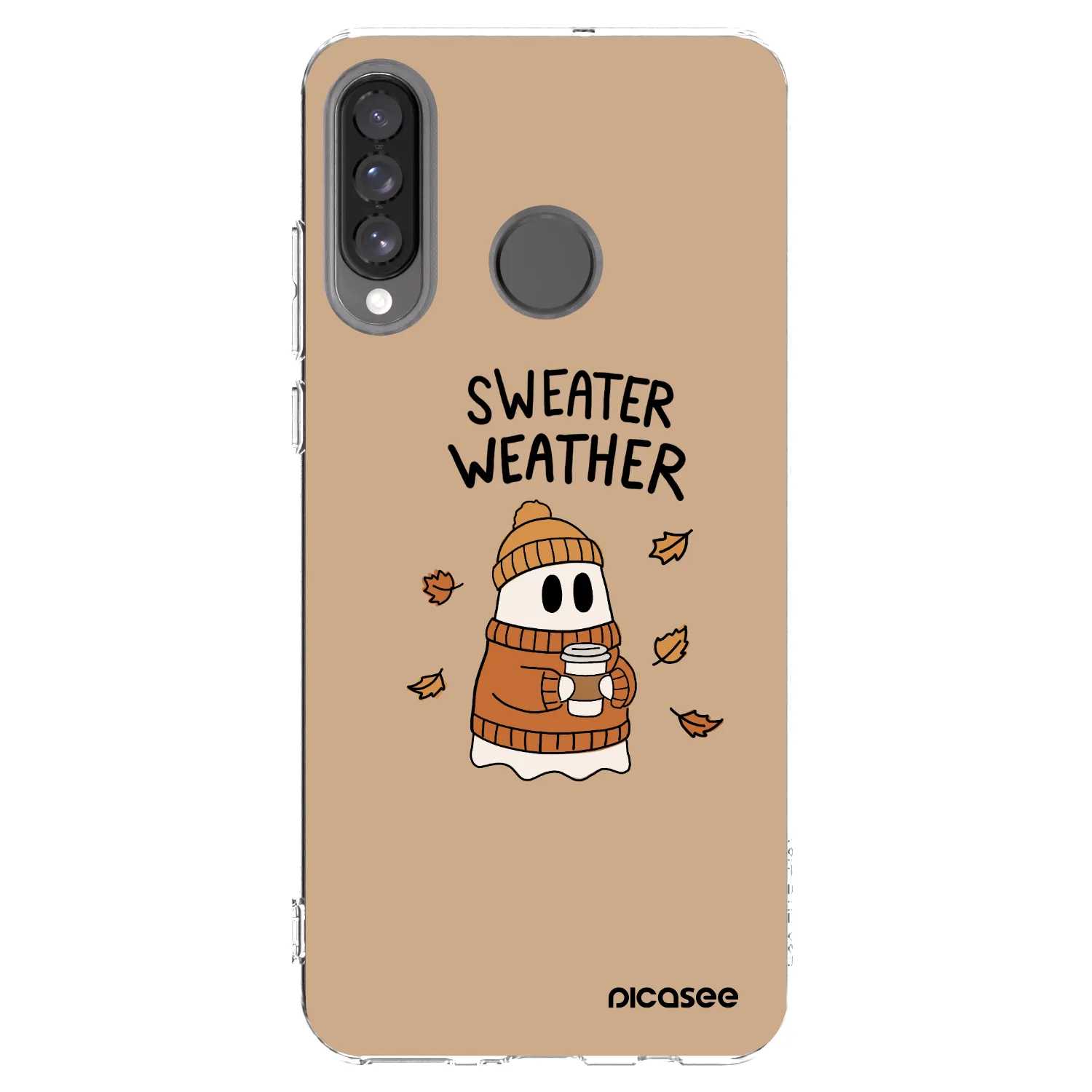 Picasee silikonski prozorni ovitek za Huawei P30 Lite - Sweater ghost