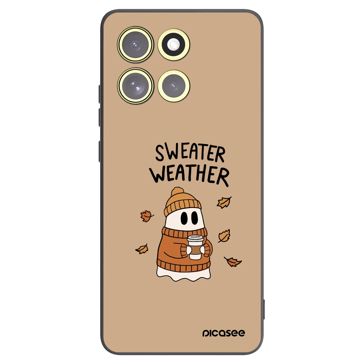 Picasee silikonski črni ovitek za Motorola Moto G86 Power 5G - Sweater ghost