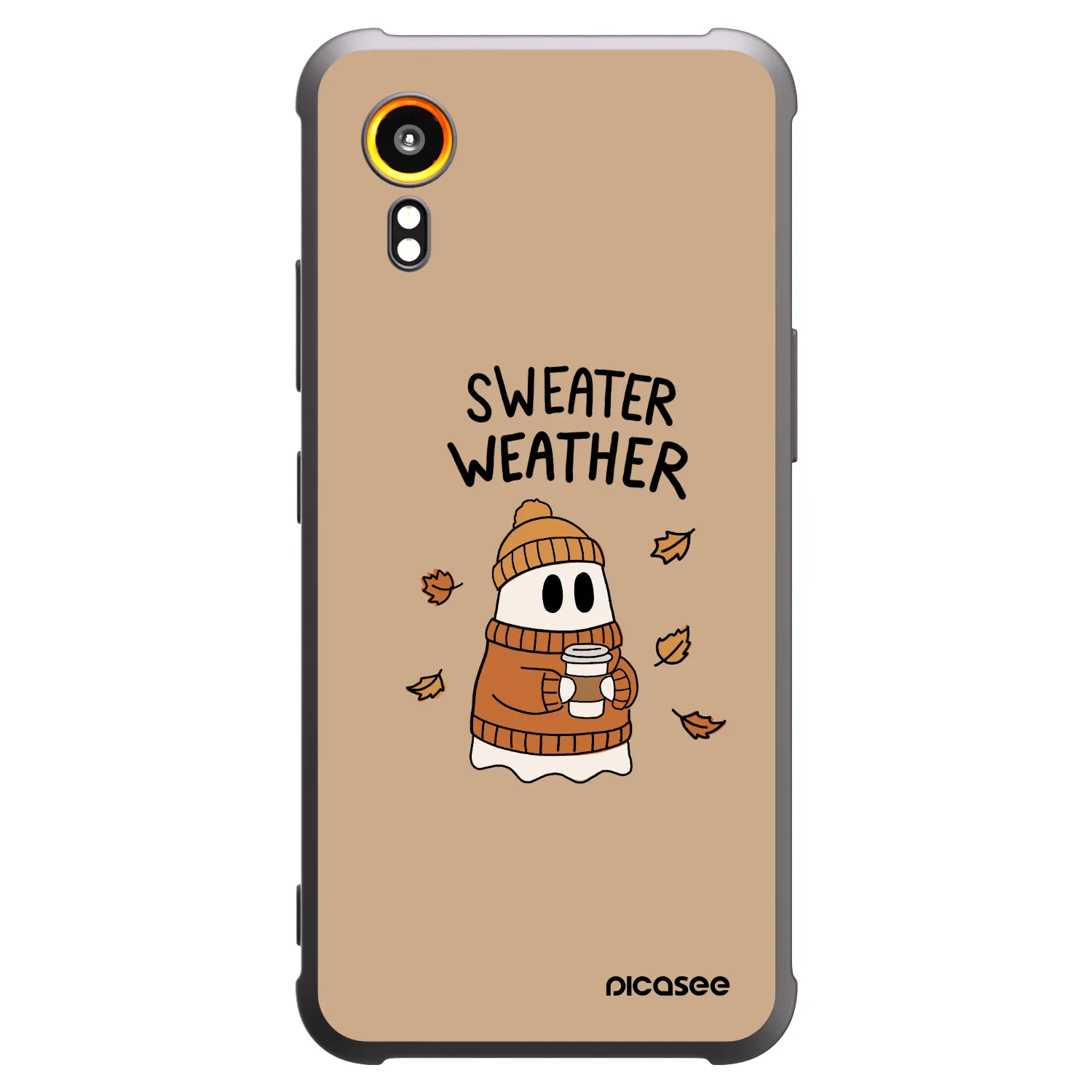 Picasee silikonski črni ovitek za Samsung Galaxy XCover 7 - Sweater ghost