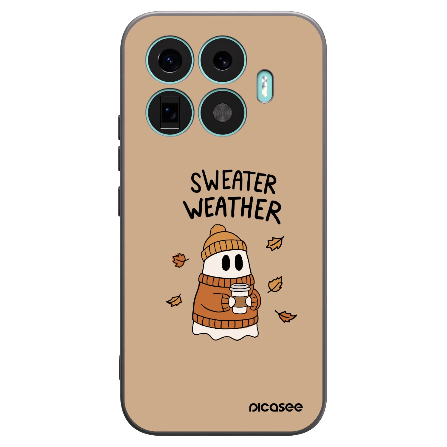 Picasee silikonski črni ovitek za Xiaomi 17T - Sweater ghost
