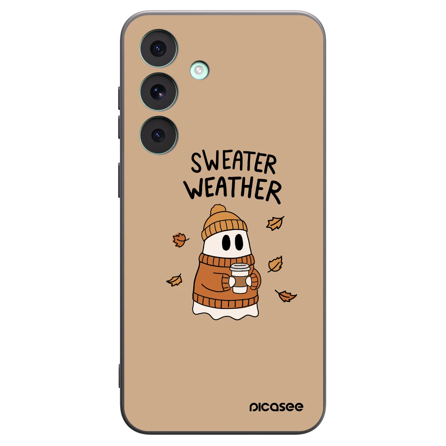 Picasee silikonski črni ovitek za Samsung Galaxy S26 FE - Sweater ghost