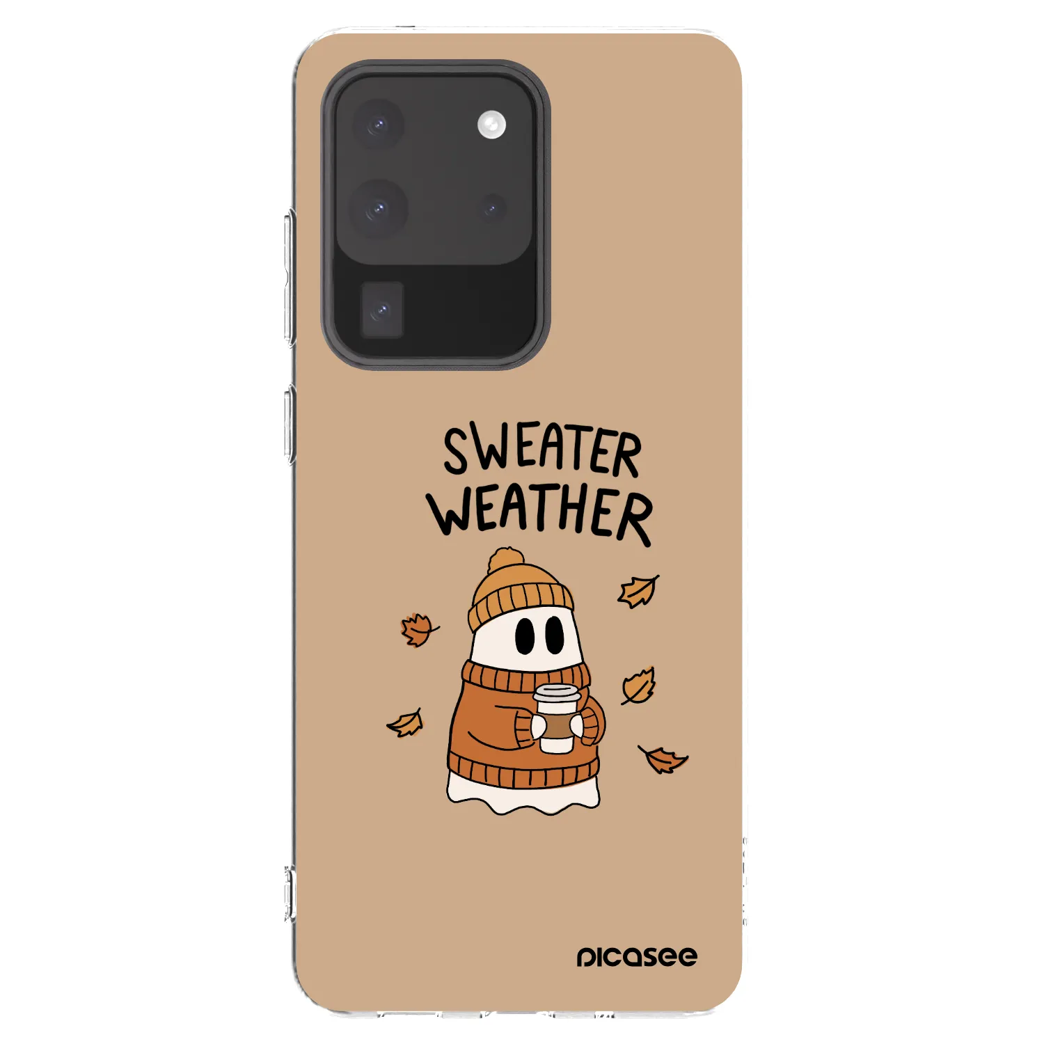 Picasee silikonski prozorni ovitek za Samsung Galaxy S20 Ultra 5G G988F - Sweater ghost