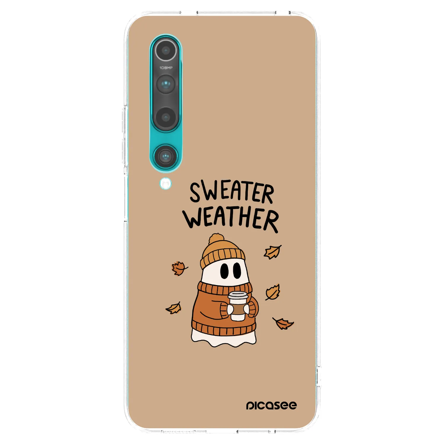 Picasee silikonski prozorni ovitek za Xiaomi Mi 10 - Sweater ghost