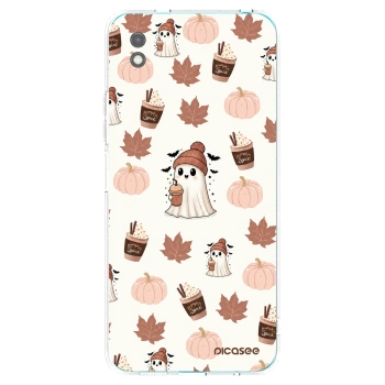 Picasee silikonski črni ovitek za Xiaomi Redmi 9A - Pumpkin spice