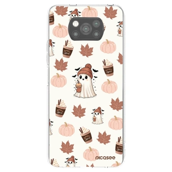 Picasee silikonski črni ovitek za Xiaomi Poco X3 - Pumpkin spice