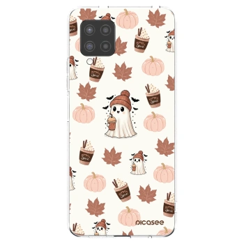 Picasee silikonski prozorni ovitek za Samsung Galaxy A42 A426B - Pumpkin spice