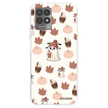 Picasee silikonski prozorni ovitek za Realme 8i - Pumpkin spice