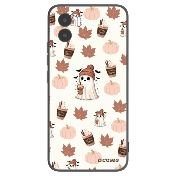 Picasee silikonski črni ovitek za Xiaomi Redmi A1 - Pumpkin spice