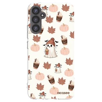 Picasee silikonski prozorni ovitek za Samsung Galaxy A34 5G A346B - Pumpkin spice