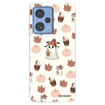 Picasee silikonski prozorni ovitek za Xiaomi Redmi Note 12 Pro 5G - Pumpkin spice