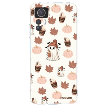 Picasee silikonski prozorni ovitek za Xiaomi Redmi Note 12S - Pumpkin spice