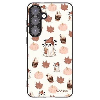 Picasee silikonski črni ovitek za Samsung Galaxy S25+ 5G - Pumpkin spice
