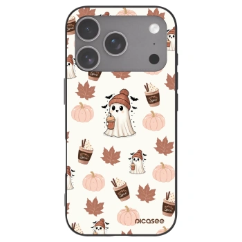Picasee silikonski črni ovitek za Apple iPhone 18 Pro - Pumpkin spice
