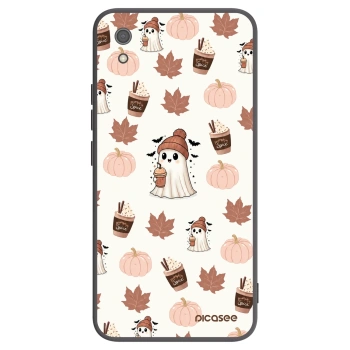Picasee silikonski črni ovitek za Xiaomi Redmi 7A - Pumpkin spice
