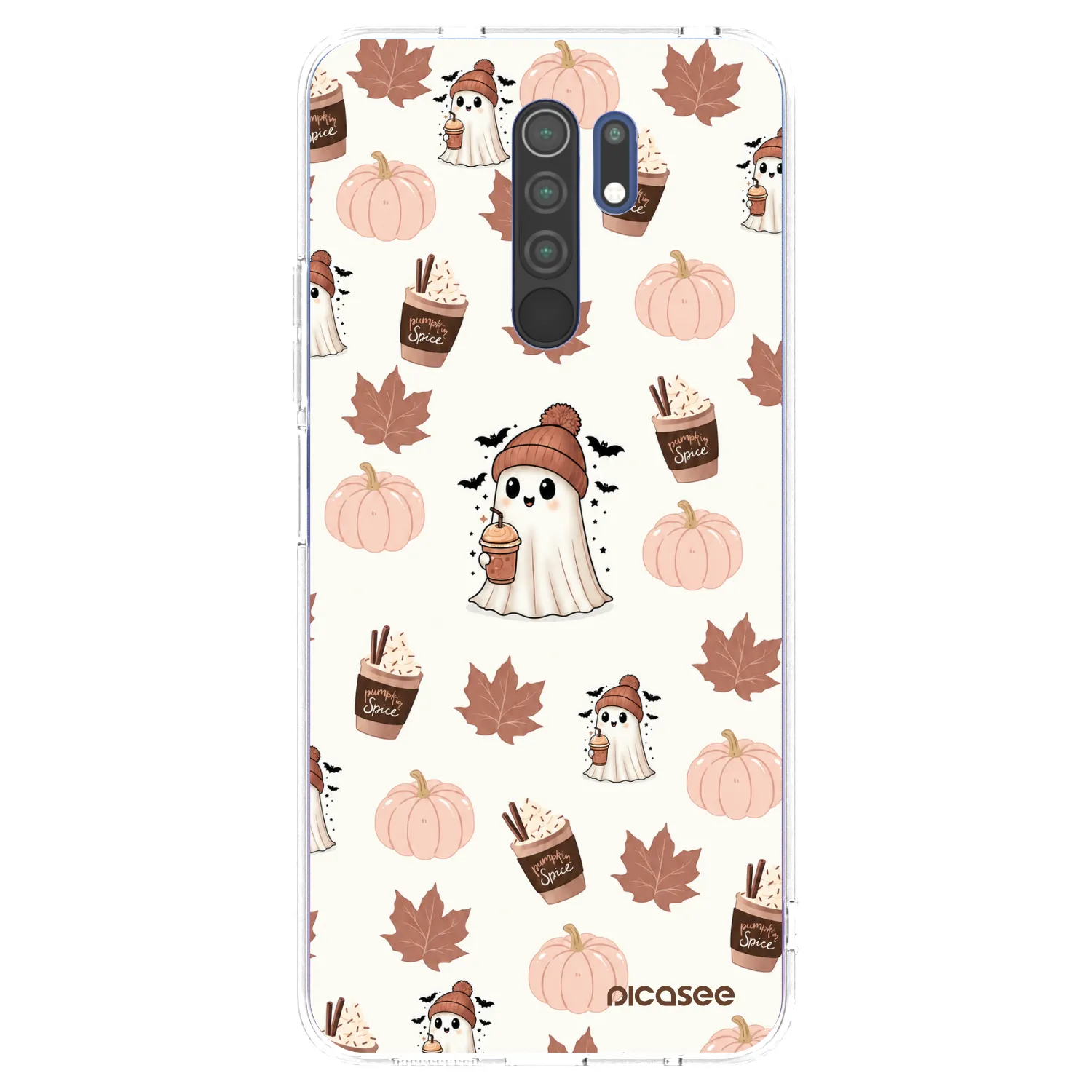 Picasee silikonski prozorni ovitek za Xiaomi Redmi 9 - Pumpkin spice