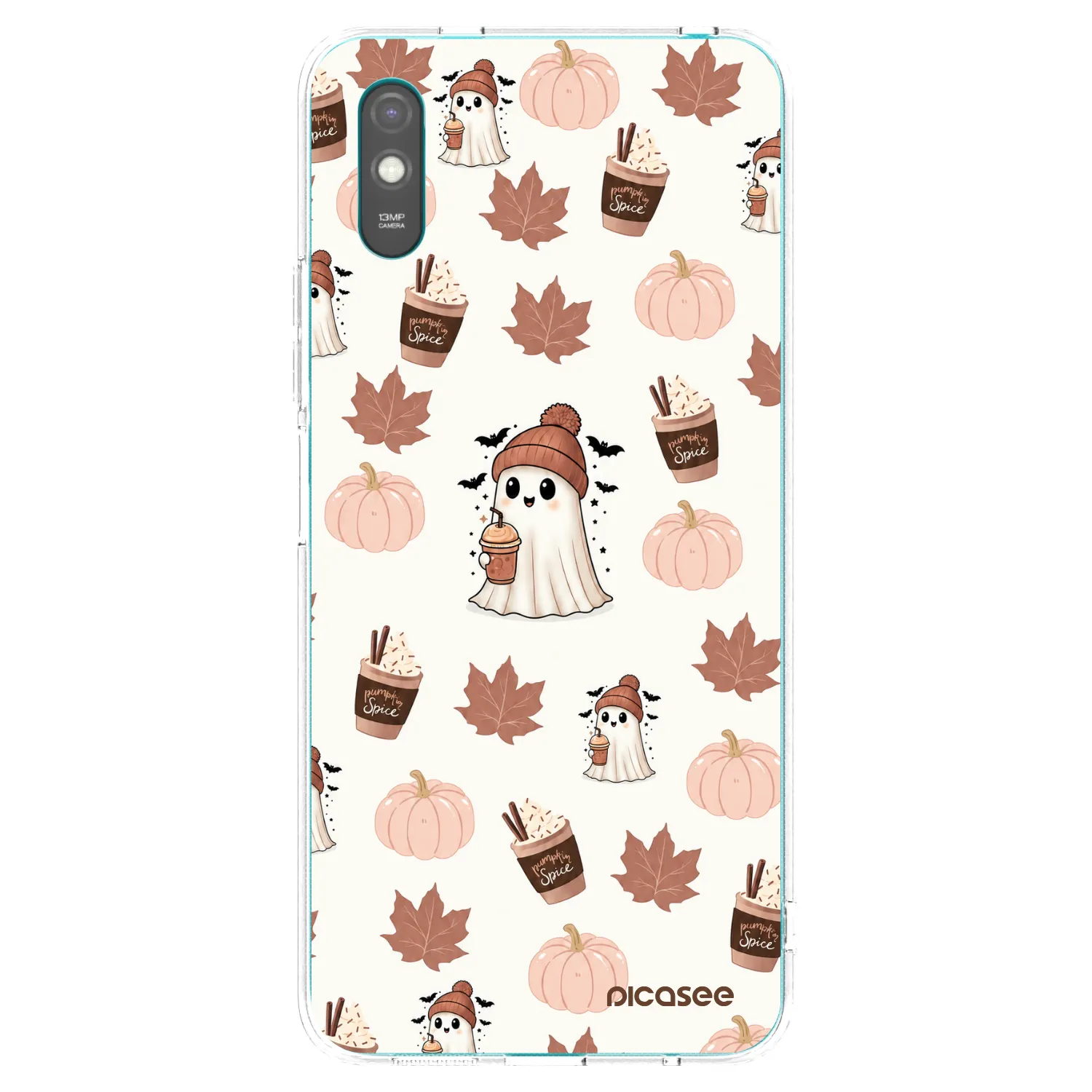 Picasee silikonski prozorni ovitek za Xiaomi Redmi 9A - Pumpkin spice