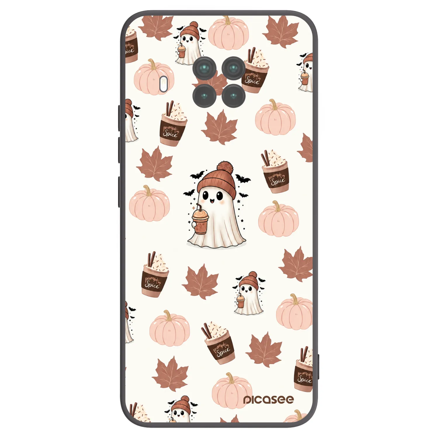 Picasee silikonski črni ovitek za Xiaomi Mi 10T Lite - Pumpkin spice