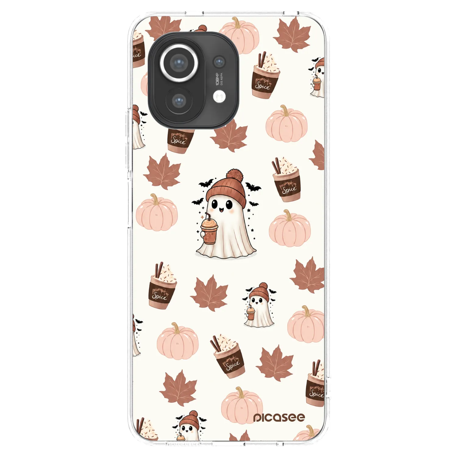 Picasee silikonski prozorni ovitek za Xiaomi Mi 11 - Pumpkin spice