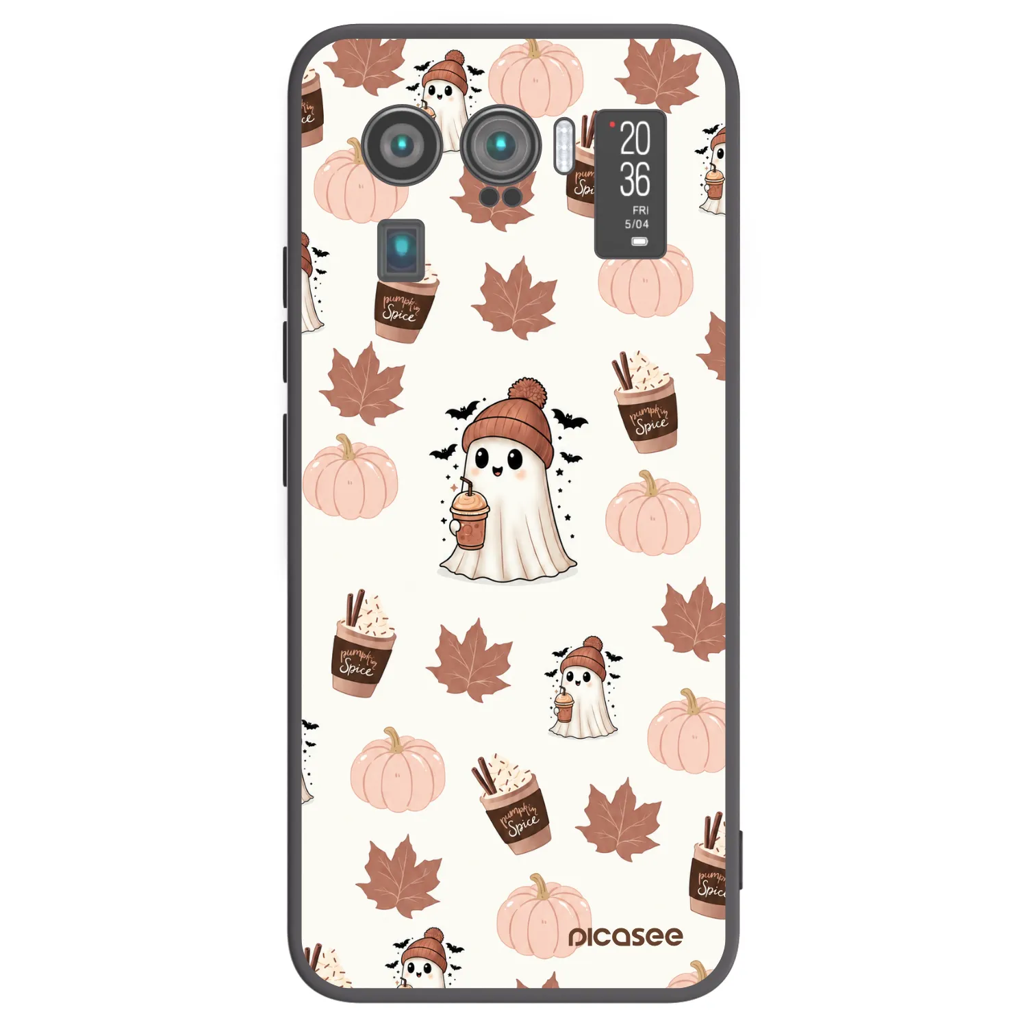 Picasee silikonski črni ovitek za Xiaomi Mi 11 Ultra - Pumpkin spice