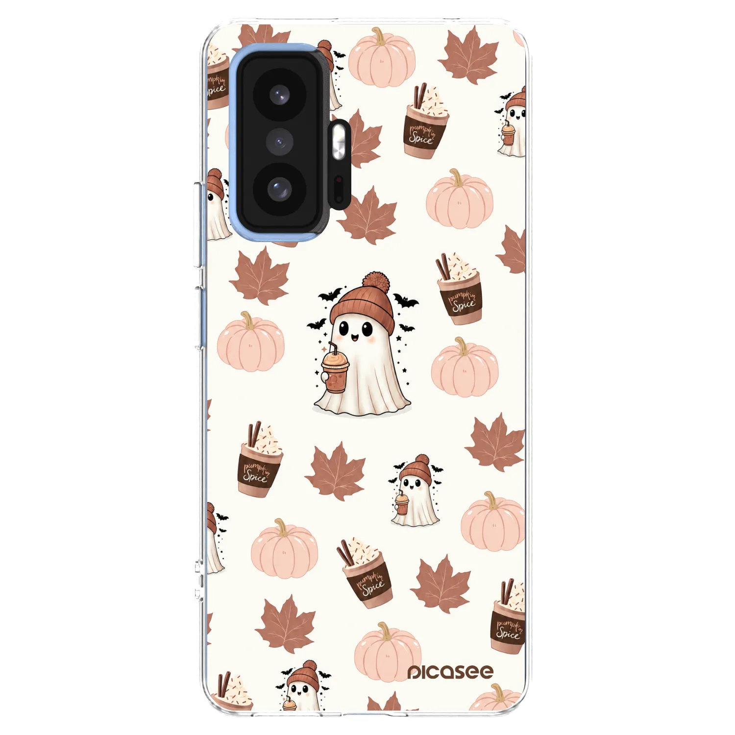 Picasee silikonski prozorni ovitek za Xiaomi 11T - Pumpkin spice