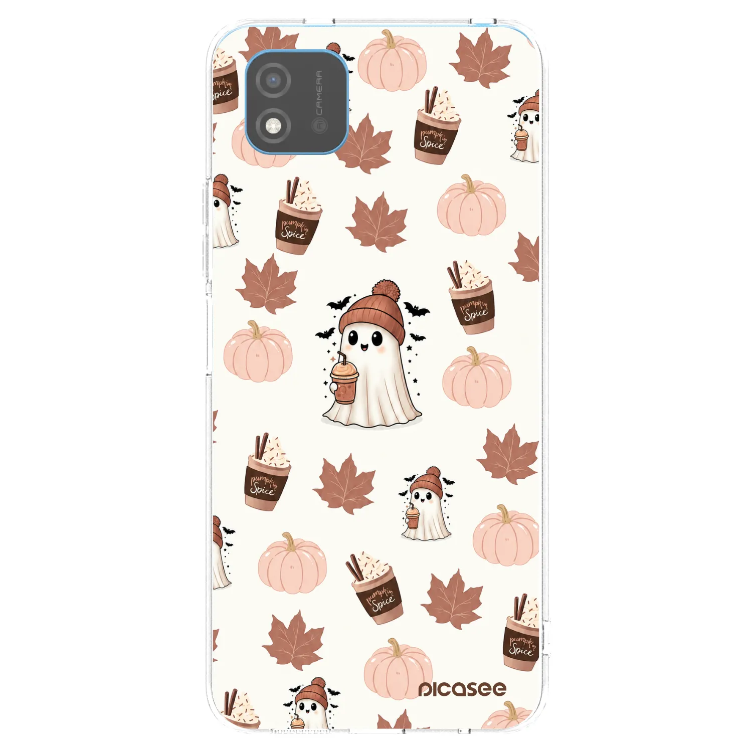 Picasee silikonski prozorni ovitek za Realme C11 (2021) - Pumpkin spice