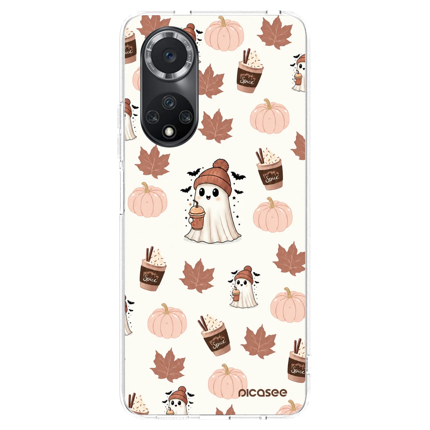 Picasee silikonski prozorni ovitek za Huawei Nova 9 SE - Pumpkin spice