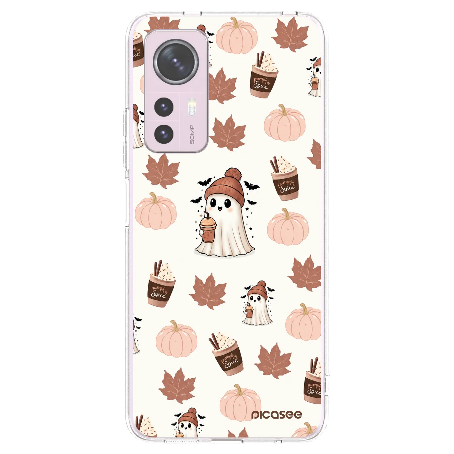 Picasee silikonski prozorni ovitek za Xiaomi 12 - Pumpkin spice